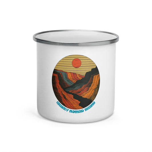 Canyon Sunset Enamel Mug