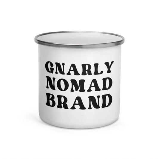 Gnarly Nomad Brand Enamel Mug
