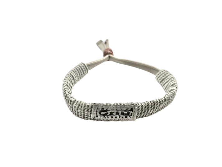 Grey Stripes & Dots Bracelet