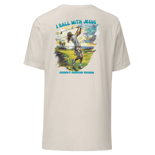 I Ball with Jesus Golf (back) with Logo (front)