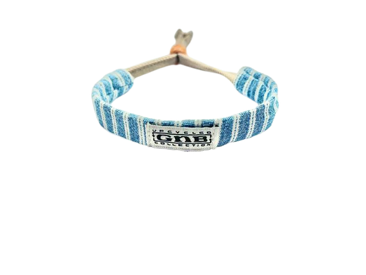 Blue Striped Bracelet